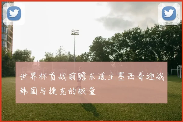 世界杯首战前瞻东道主墨西哥迎战韩国与捷克的较量